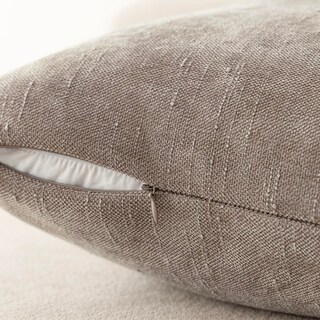 Foto 3 | Foto 3 | Fundas De Almohada Foindtower Soft Chenille De 40 X 40 Cm, Color Marrón Claro - Venta Internacional.