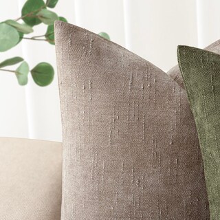 Foto 4 | Foto 4 | Fundas De Almohada Foindtower Soft Chenille De 40 X 40 Cm, Color Marrón Claro - Venta Internacional.