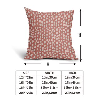 Foto 5 | Foto 5 | Juego De Fundas De Almohada Sweetshow Con Lunares De Color Rosa Y Crema, 60 X 60 Cm - Venta Internacional.
