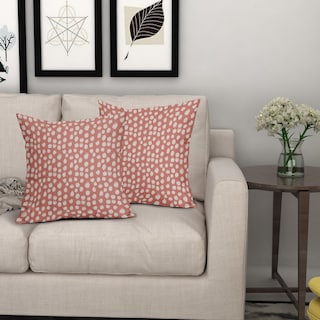 Foto 7 | Foto 7 | Juego De Fundas De Almohada Sweetshow Con Lunares De Color Rosa Y Crema, 60 X 60 Cm - Venta Internacional.