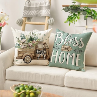 Foto 5 | Foto 5 | Fundas De Cojín Avoin Colorlife Bless Our Home Farmhouse - Venta Internacional.
