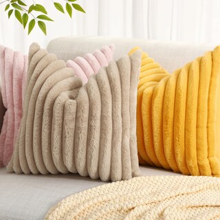 Foto 4 | Foto 4 | Juego De 2 Fundas De Cojín Decoruhome, Piel Sintética, 22 X 22 Cm - Venta Internacional.