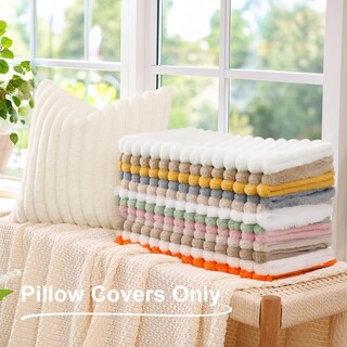 Foto 6 | Foto 6 | Juego De 2 Fundas De Cojín Decoruhome, Piel Sintética, 22 X 22 Cm - Venta Internacional.