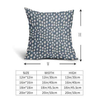 Foto 5 | Foto 5 | Fundas De Almohada Sweetshow Dusty Blue Cream, 55 X 55 Cm, Juego De 2 - Venta Internacional.