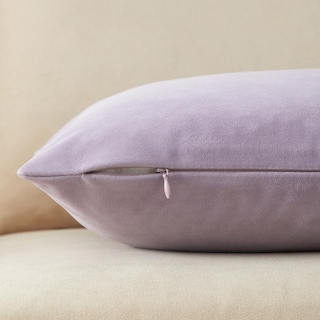 Foto 6 | Foto 6 | Juego De 2 Fundas De Almohada Juspurbet De Terciopelo Lila De 70 X 70 Cm - Venta Internacional.