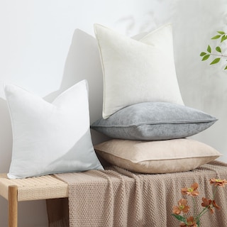 Foto 5 | Foto 5 | Juego De 2 Fundas De Cojín Decoruhome, 22 X 22, Color Gris Definitivo - Venta Internacional.