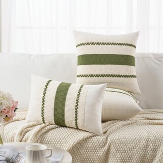 Foto 5 | Foto 5 | Funda De Almohada Fancy Homi Boho, Verde Musgo, 66 X 66 Cm, Juego De 2 - Venta Internacional.