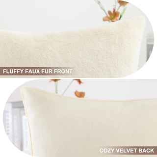 Foto 3 | Foto 3 | Fundas De Cojín Pallene De Piel Sintética De Felpa, 50,8 X 50,8 Cm, Color Beige - Venta Internacional.