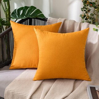 Foto 1 | Foto 1 | Fundas De Almohada Miulee Impermeables De Lino Sintético De 40 X 40 Cm, Paquete De 2 - Venta Internacional.