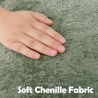 Foto 4 | Foto 4 | Fundas De Cojín Dezene De Chenilla Verde Salvia, 40 X 40 Cm, Paquete De 2 - Venta Internacional.