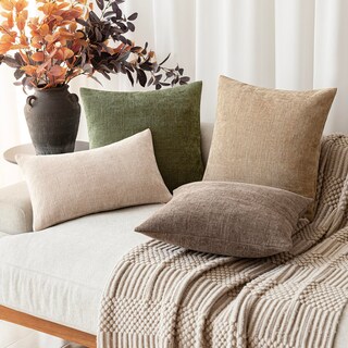Foto 7 | Foto 7 | Fundas De Almohada Foindtower De Felpilla Con Textura Suave, 40 X 40 Cm, Paquete De 2 - Venta Internacional.