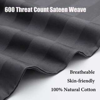 Foto 3 | Foto 3 | Protectores De Almohada Shunjie.home, 100% Algodón, Satén De 600 Hilos, Paquete De 4 Unidades - Venta Internacional.