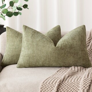 Foto 1 | Foto 1 | Fundas De Almohada Foindtower De Felpilla Texturizada, 30 X 50 Cm, Paquete De 2 - Venta Internacional.