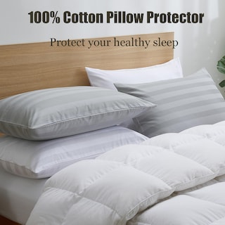 Foto 5 | Foto 5 | Protectores De Almohada Shunjie.home, 100% Algodón, 600 Hilos, Satén, 20 X 26 Cm - Venta Internacional.