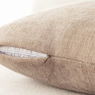 Foto 3 | Foto 3 | Fundas De Almohada Foindtower De Felpilla Con Textura Suave, 40 X 40 Cm, Color Crema - Venta Internacional.
