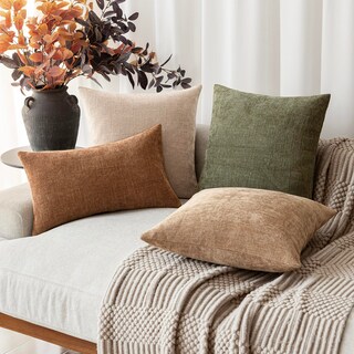 Foto 7 | Foto 7 | Fundas De Almohada Foindtower De Felpilla Con Textura Suave, 40 X 40 Cm, Color Crema - Venta Internacional.