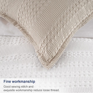 Foto 5 | Foto 5 | Funda De Almohada Phf, 100% Algodón, Tejido Gofrado, 66 X 66 Cm, Paquete De 2 - Venta Internacional.