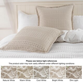 Foto 7 | Foto 7 | Funda De Almohada Phf, 100% Algodón, Tejido Gofrado, 66 X 66 Cm, Paquete De 2 - Venta Internacional.