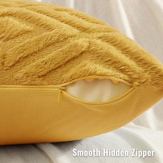 Foto 3 | Foto 3 | Juego De 2 Fundas De Almohada Para Sofá Decoruhome, 26 X 26 Cm, Color Amarillo - Venta Internacional.