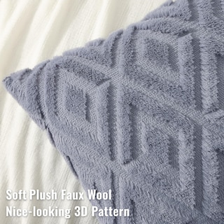 Foto 2 | Foto 2 | Fundas De Almohada Decoruhome Para Sofá, 26 X 26 Cm, Azul Y Gris, 2 Unidades - Venta Internacional.