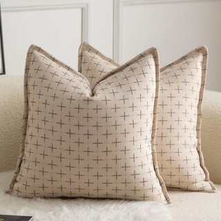 Foto 1 | Foto 1 | Fundas De Almohada Mandioo De Lino De Arpillera, Estilo Moderno, Granja, 40 X 40 Cm - Venta Internacional.