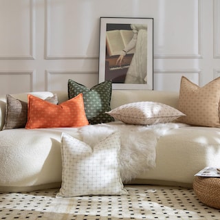 Foto 6 | Foto 6 | Fundas De Almohada Mandioo De Lino De Arpillera De 40 X 40 Cm, Paquete De 2 Unidades, Color Naranja - Venta Internacional.