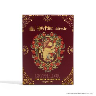 Foto 4 | Foto 4 | Funda De Almohada Kitsch X Harry Potter Gryffindor Satinada, Tamaño King - Venta Internacional.