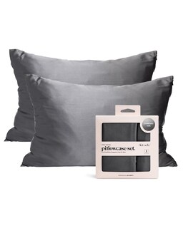 Foto 1 | Foto 1 | Funda De Almohada Kitsch Satinada Con Cremallera Para Hair & Skin Queen, 2 Unidades - Venta Internacional.
