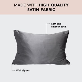 Foto 2 | Foto 2 | Funda De Almohada Kitsch Satinada Con Cremallera Para Hair & Skin Queen, 2 Unidades - Venta Internacional.