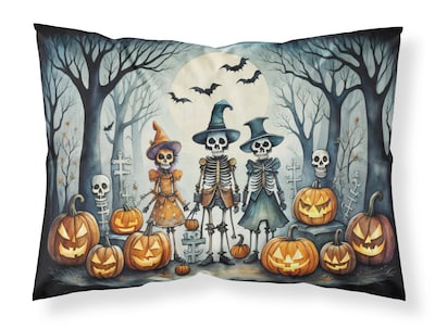 Foto 1 | Foto 1 | Funda De Almohada Caroline's Treasures Calacas Skeletons Halloween - Venta Internacional.