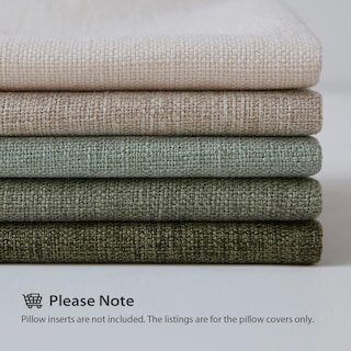 Foto 5 | Foto 5 | Fundas De Almohada Meekio Dark Sage Linen 45 X 45 Cm Juego De 2 - Venta Internacional.
