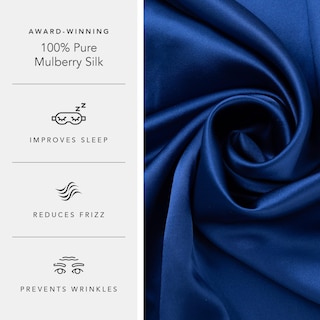 Foto 5 | Foto 5 | Funda De Almohada Fishers Finery Mulberry Silk 25 Mm Queen Navy - Venta Internacional.