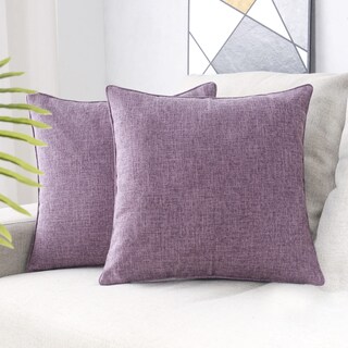 Foto 1 | Foto 1 | Fundas De Almohada Hpuk Linen 50 X 50 Cm Paquete De 2 Unidades Lavender Mist - Venta Internacional.
