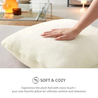 Foto 4 | Foto 4 | Fundas De Cojín Pallene De Piel Sintética De Felpa 45 72 X 45 72 Cm - Venta Internacional.