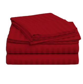 Foto 3 | Foto 3 | Sábana Matrimonial y Fundas para Almohada Malubero color Rojo 4 Piezas