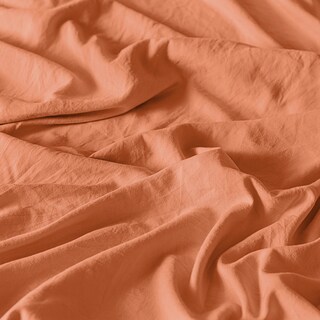 Foto 2 | Foto 2 | Sábana Viasoft Washed Coral Ind Vianney Naranja.
