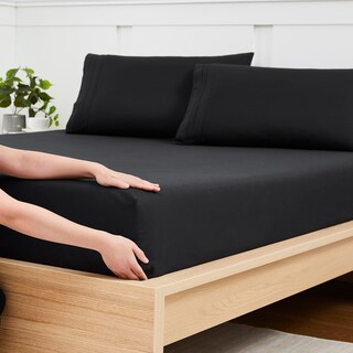 Foto 1 | Foto 1 | Sábana Bajera Ajustable Sweet Home Collection Twin Xl Negra - Venta Internacional.