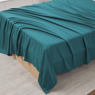 Foto 1 | Foto 1 | Sábana Plana Sweet Home Collection Ultra Soft Twin, Color Verde Azulado - Venta Internacional.