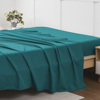 Foto 3 | Foto 3 | Sábana Plana Sweet Home Collection Ultra Soft Twin, Color Verde Azulado - Venta Internacional.