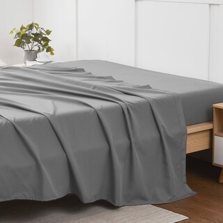 Foto 3 | Foto 3 | Sábana Plana Sweet Home Collection, Tamaño Completo, Color Gris - Venta Internacional.