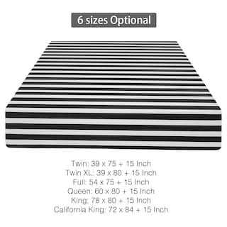 Foto 5 | Foto 5 | Sábana Bajera Ajustable Ntbay de Microfibra Cepillada Twin XL Negro con Blanco - Venta Internacional