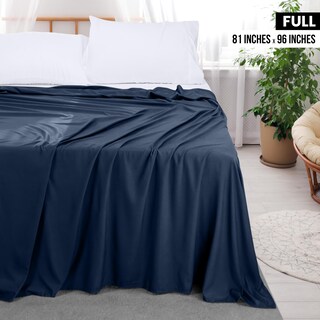 Foto 2 | Foto 2 | Sábanas Planas Utopia Bedding, Paquete De 6 Piezas, Color Azul Marino - Venta Internacional.