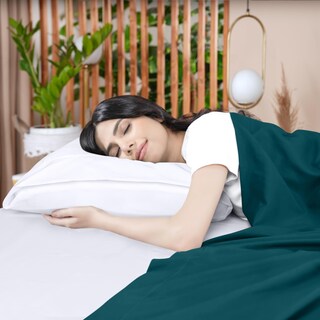 Foto 5 | Foto 5 | Sábana Plana Utopia Bedding De Microfibra Cepillada Suave, Tamaño King, Color Verde Azulado - Venta Internacional.