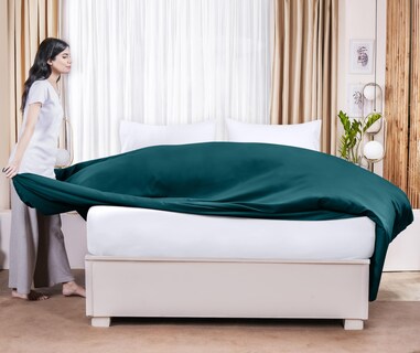 Foto 6 | Foto 6 | Sábana Plana Utopia Bedding De Microfibra Cepillada Suave, Tamaño King, Color Verde Azulado - Venta Internacional.