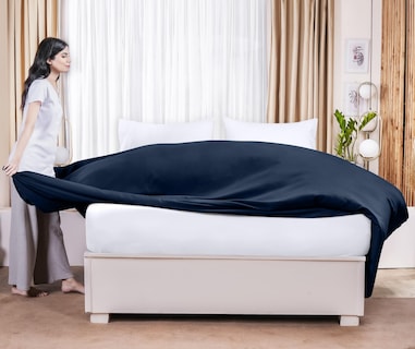 Foto 6 | Foto 6 | Sábana Plana Utopia Bedding Queen, Suave Microfibra Cepillada, Azul Marino - Venta Internacional.