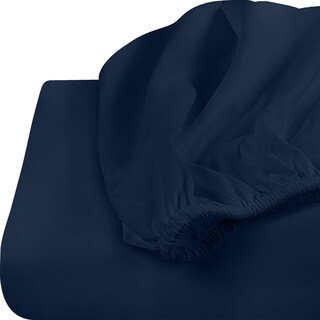 Foto 4 | Foto 4 | Sábanas Ajustables Utopia Bedding, Paquete De 2 Unidades, Microfibra Suave, Azul Marino - Venta Internacional.