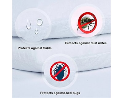 Foto 4 | Foto 4 | 2 Protectores De Almohada Impermeables Microplush Estándar