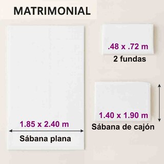 Foto 3 | Foto 3 | Juego De Sábanas Kyuden Home Microfibra Matrimonial Frescas y Transpirables Blanco