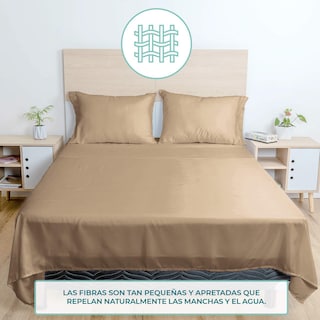 Foto 3 | Foto 3 | Juego De Sabanas King Size Spring Air Color Khaki