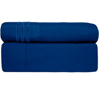 Foto 5 | Foto 5 | Juego de Sábanas De Microfibra Ultra Suave Luxury Rebeca color Azul Marino King Size